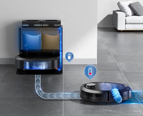 Cyclone Sweep Pro Robot de vácuo de piso com funções de sucção e limpeza ciclónica