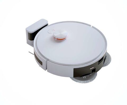 Robot aspirador de vácuo com esfregão e piso limpo profundo