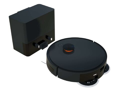 Robot aspirador de vácuo com esfregão e piso limpo profundo