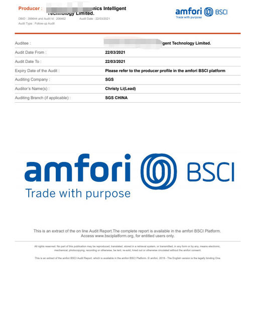 China Shenzhen Globabot Facotry Certificações